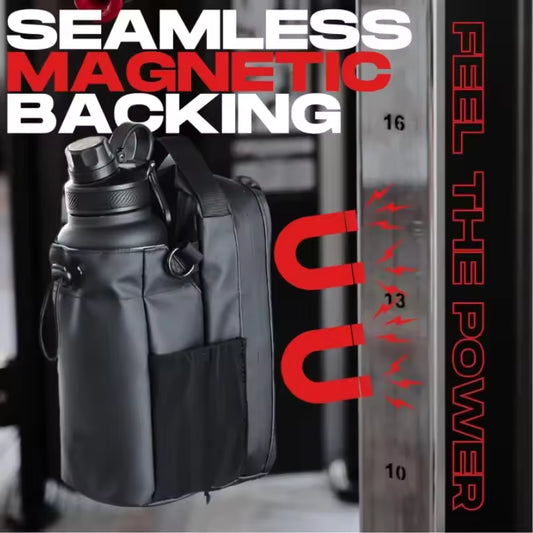 Magnetic Gym Bag with Strong Magnet Backing