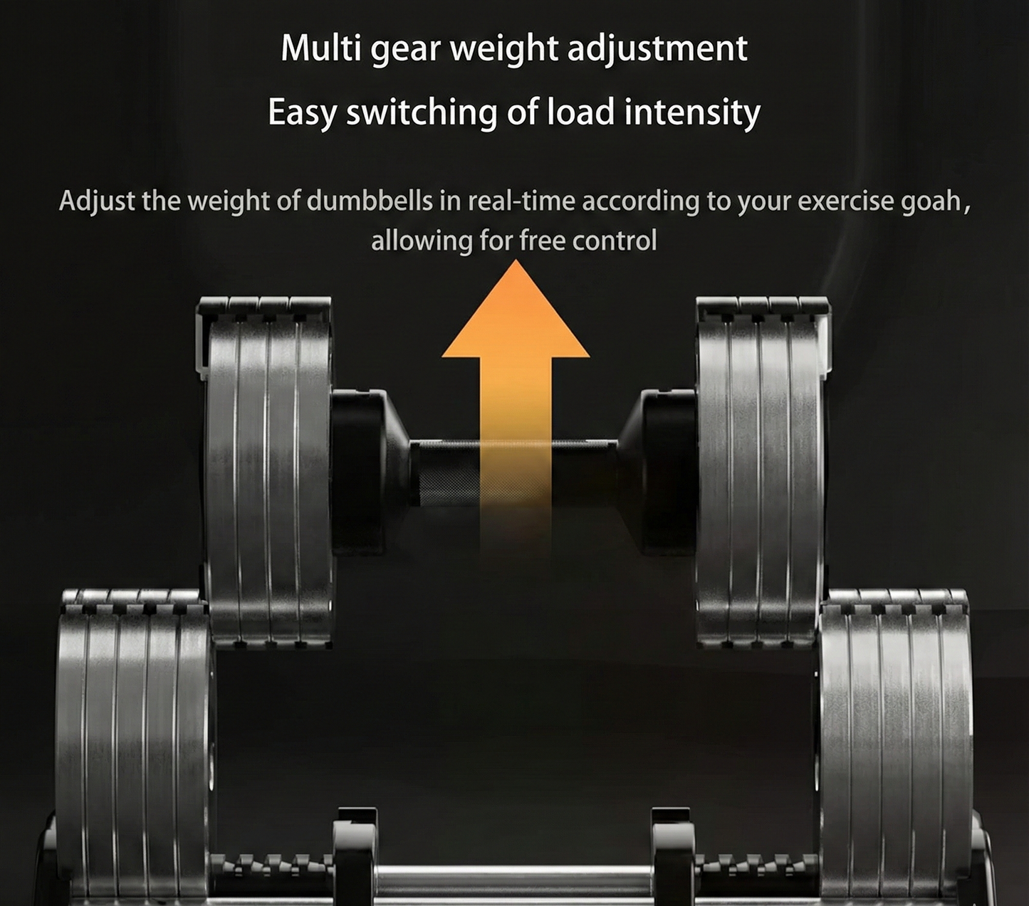 2 PCS - Adjustable Dumbbells