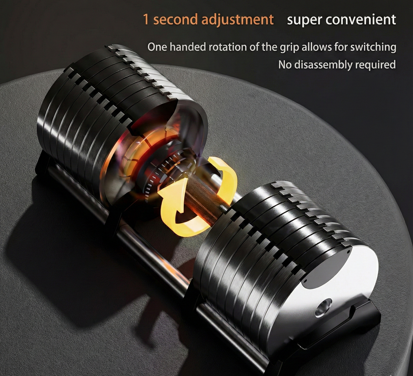 2 PCS - Adjustable Dumbbells