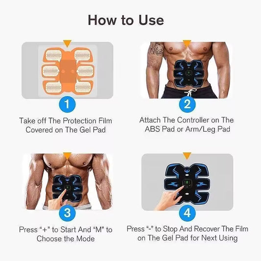 Abdominal Toning Belt Workout Portable Abs Stimulator